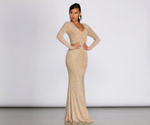 Robe formelle jazzy en pierre de chaleur